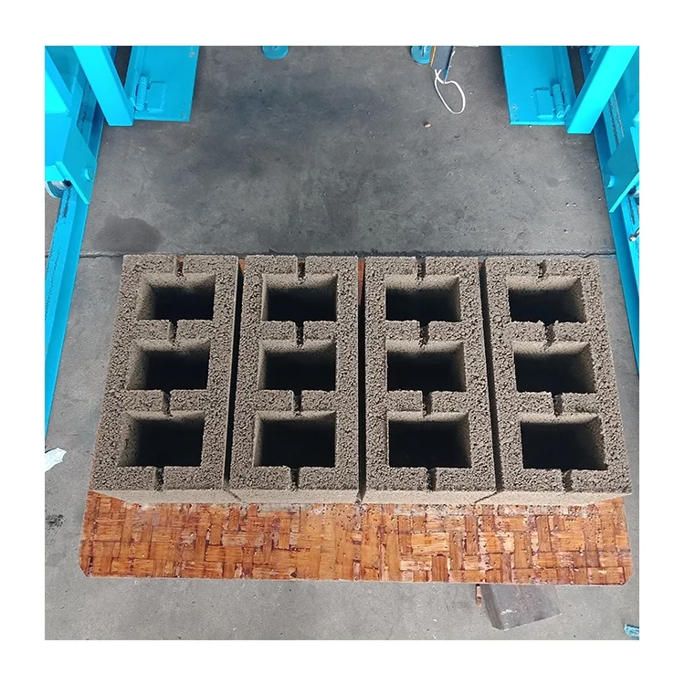 Low Investment Home Business Fully Automatic Hydraulic PLC Pump Portable 4-25 High Efficiency Concrete Block Making Bearing