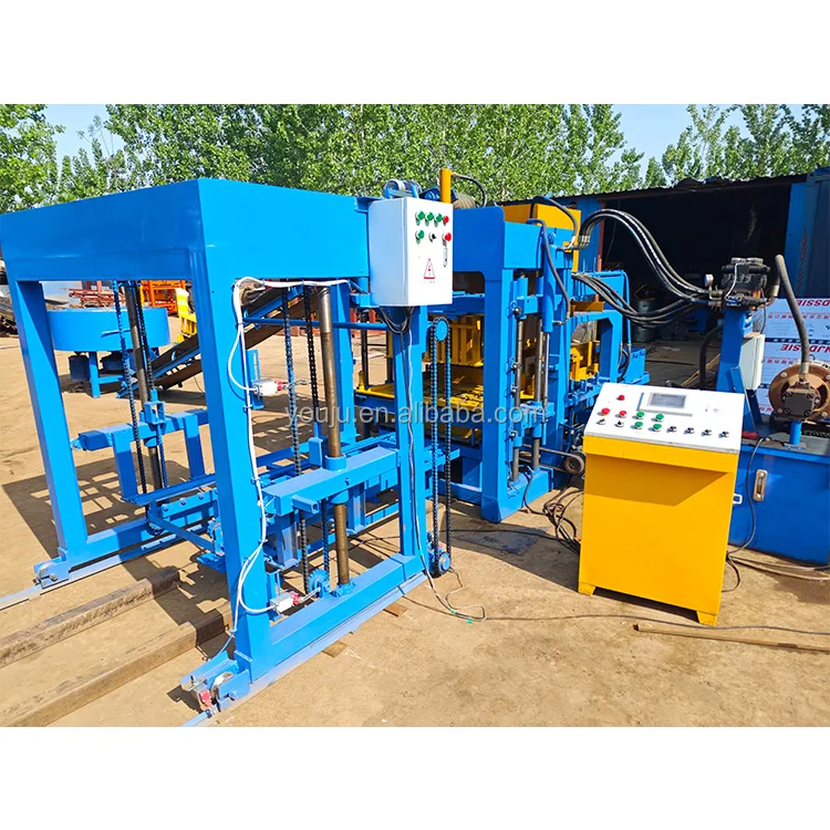 QTJ4-25 Automatic Hydraulic Cement Block Making Machine | In Stock - Image 3