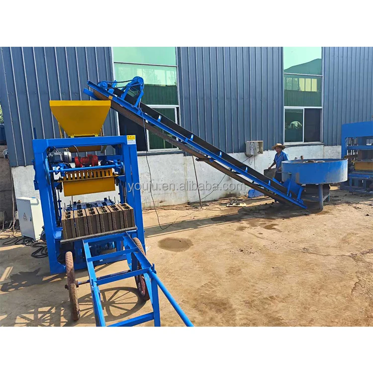 QTJ4-24 Semi-Automatic Concrete Block Making Machine | In Stock - Image 3