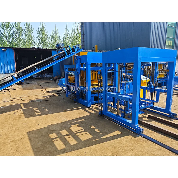 QTJ4-25 Automatic Hydraulic Cement Block Making Machine | In Stock - Image 2