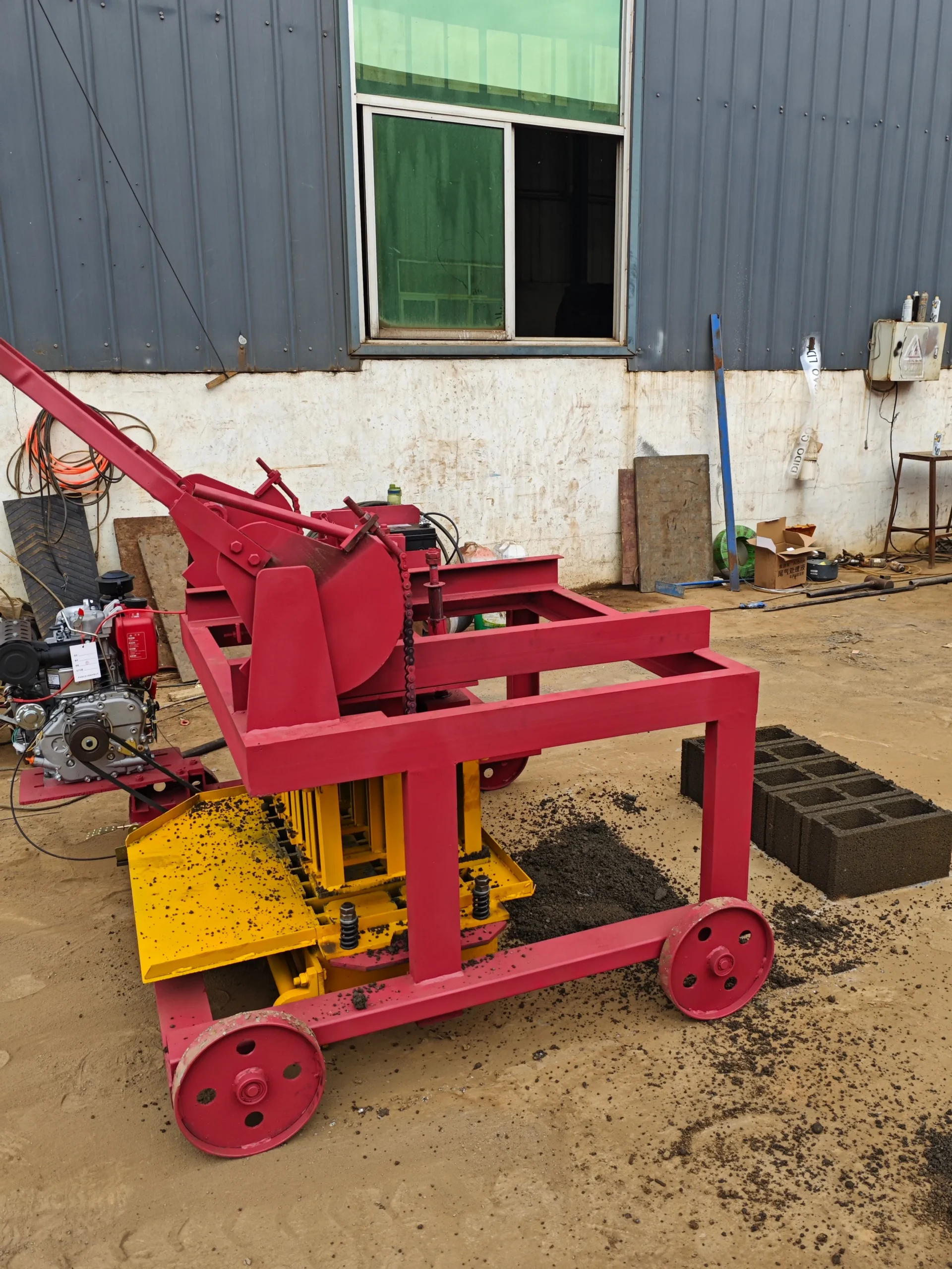 QMR4-45 Mobile Block Machine for Hollow Block | In Stock - Image 6