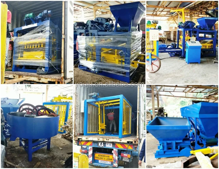 QTJ4-25 Automatic Hydraulic Cement Block Making Machine | In Stock - Image 6