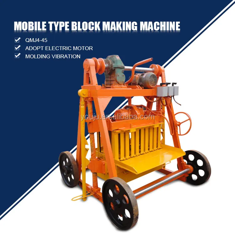QMJ4-45 Mobile Block Machine for Garden Paths – Ready to Ship - Image 4