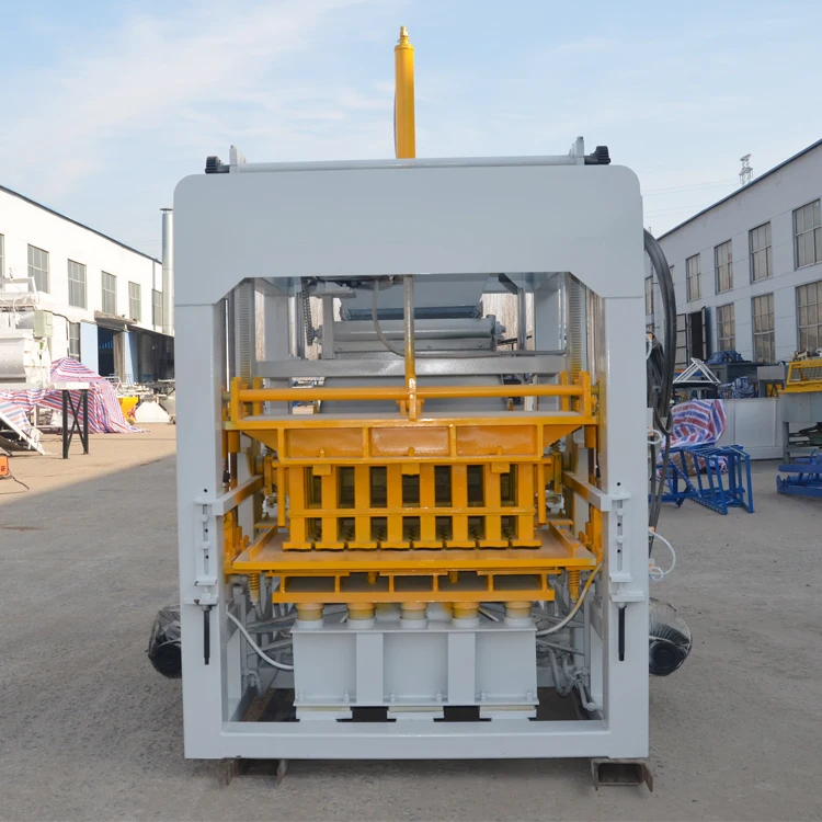 QT5-15 Full Automatic Interlocking Soild Paver Hollow Cement Concrete Block Making Machine