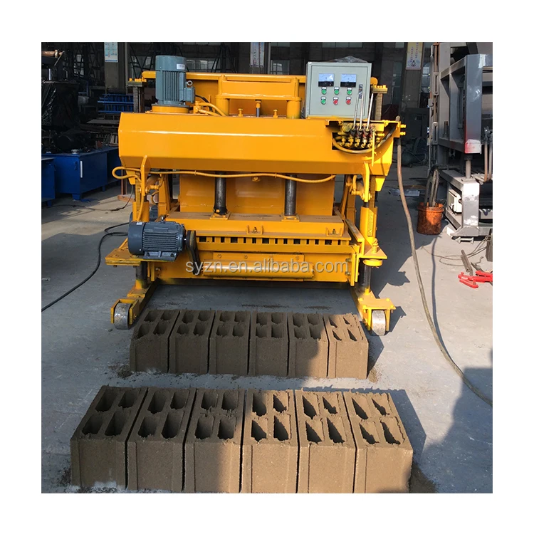 SHIYUE QMY6-25 Easy Operate Egg Laying Block Maker Machine Brick Making Machinery Concrete Blocks Brick Customize Energy Saving