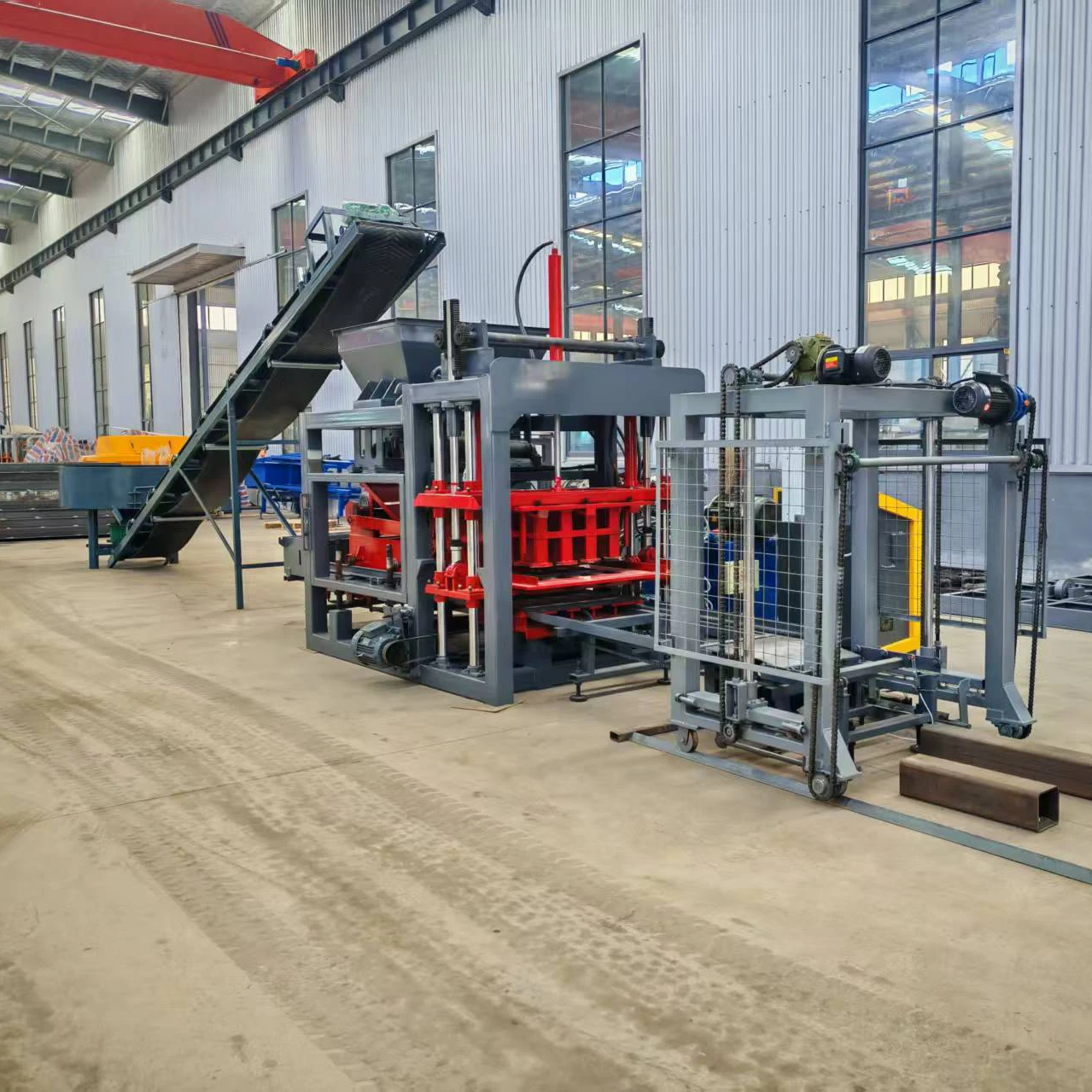 QT4-15 Paving Block Machine Block Making Machinery