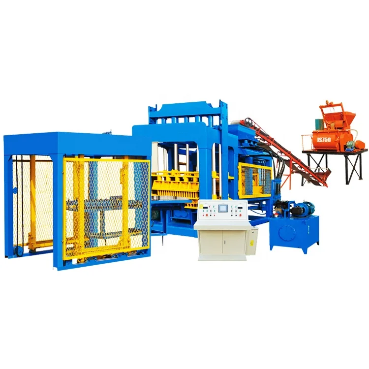 QT12-15 Fully Automatic Stationary Hollow Solid Paver Block Making Machine with CE and ISO Certification