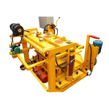 Concrete Block Machine QMY4-30 Manual Small Hollow Block Making Machine Motor Engine High Efficiency Cement Brick Molding