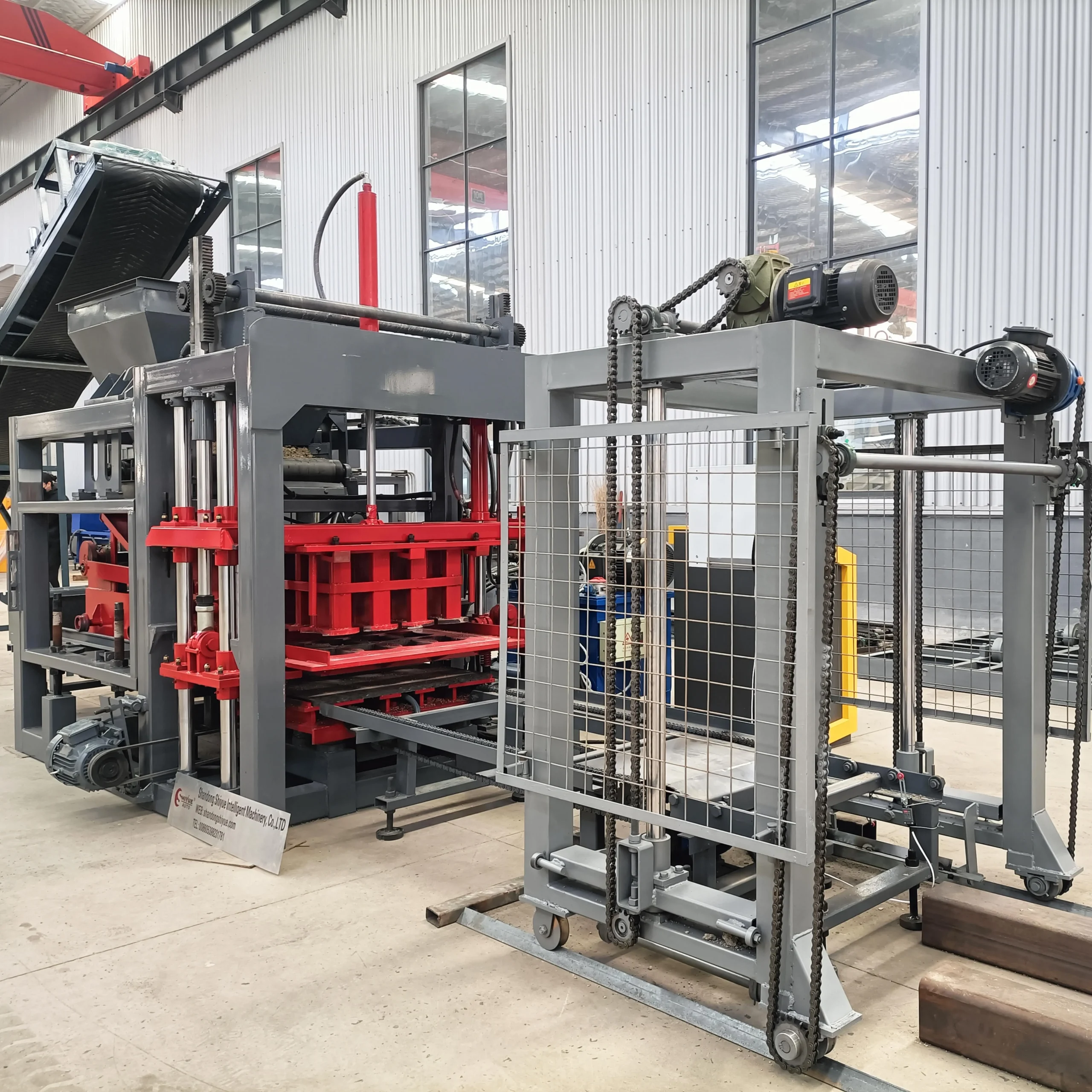 QT4-15 Concrete Block Making Machine | In Stock - Image 6