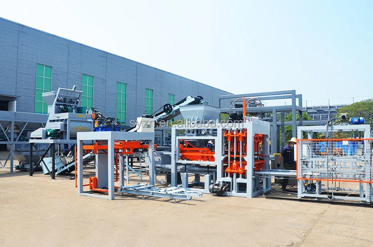 QT6-15 Automatic Hydraulic Concrete Block Making Machine | In Stock - Image 2