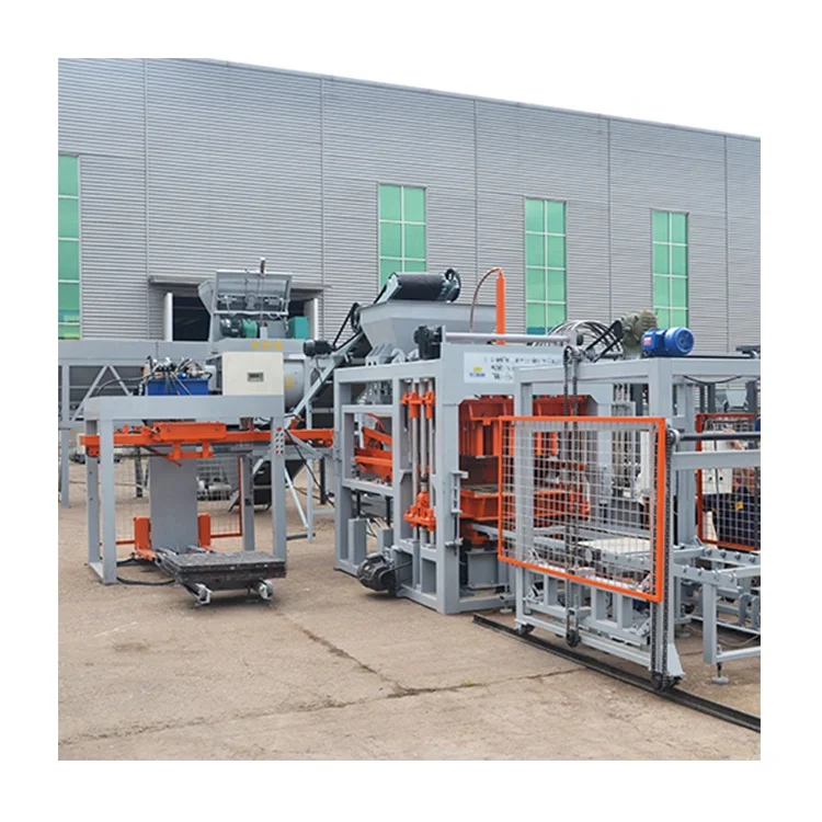 QT6-15 Automatic Concrete Hollow Block Machine – In Stock - Image 3