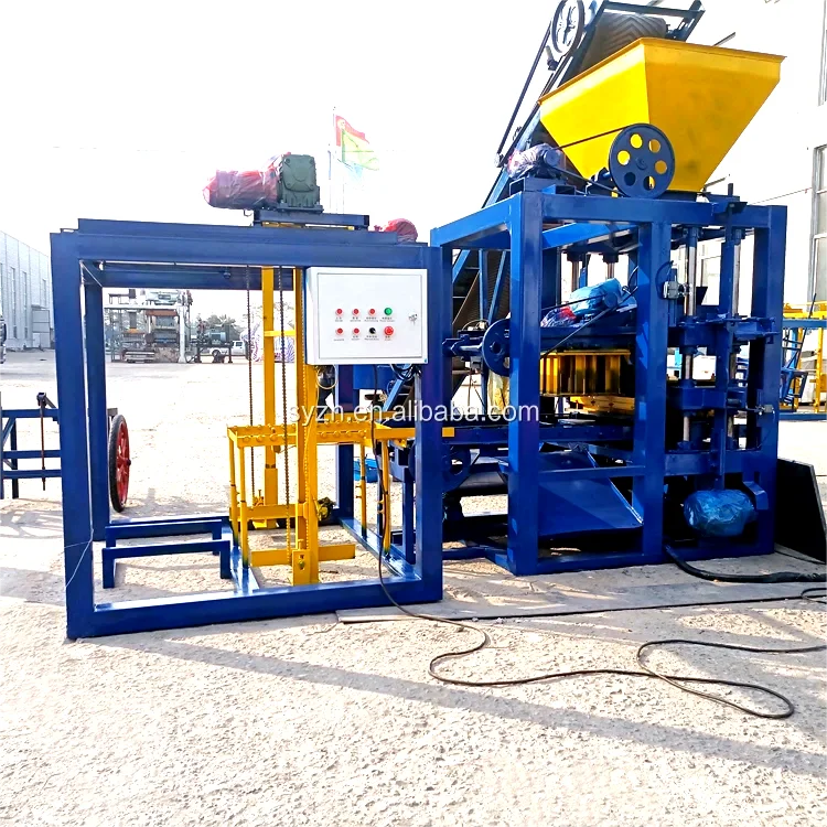 QTJ4-26 Concrete Block Making Machine for Hollow Block – Ready to Ship - Image 4