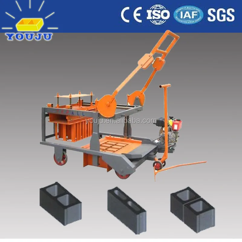 QMR4-45 Diesel Engine Concrete Block Machine – In Stock - Image 2