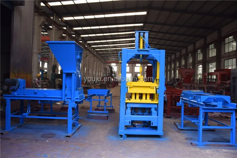 Automatic Concrete Cement Brick Block Making Machine Production Line with Engine & Pump Hollow Block High Efficiency QTF3-20 - Image 3