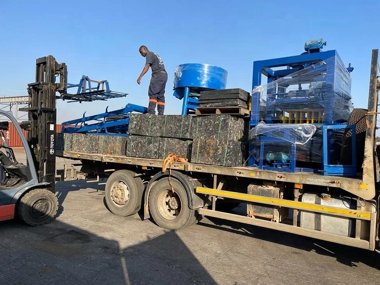 Semi Automatic QTJ4-26 Concrete Block Making Machine – In Stock - Image 3