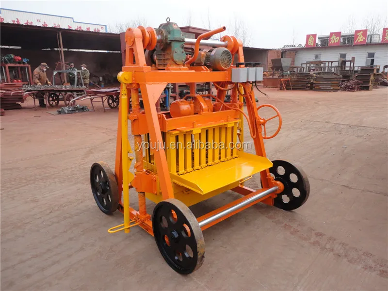 QMJ4-45 Mobile Block Machine for Hollow Block – In Stock - Image 3