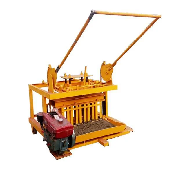 QMR4-45 Affordable Mobile Small Diesel Engine Portable Egg Laying Brick Making Machine for Big Profit Made in China Manufacturer