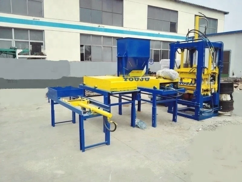 Automatic Concrete Cement Brick Block Making Machine Production Line with Engine & Pump Hollow Block High Efficiency QTF3-20 - Image 6