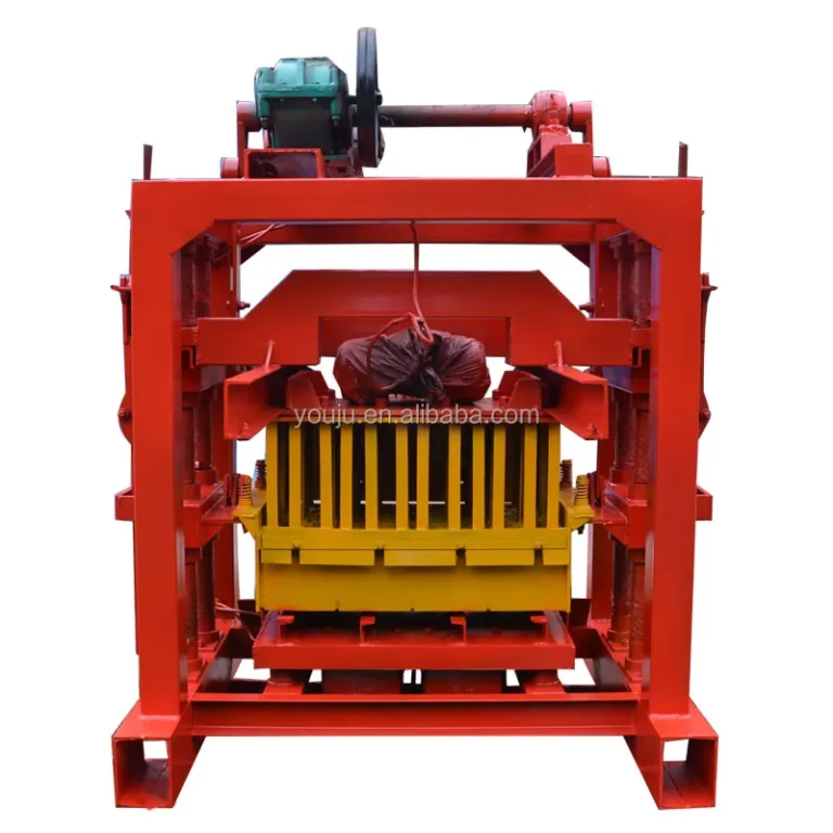 Cheap Sale QTJ 4-40 Concrete Hollow Block Making Machine with Engine Hydraulic Pressure & Energy Saving