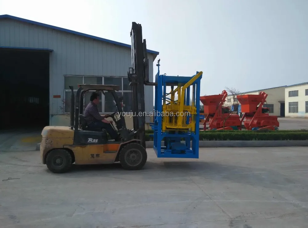 Automatic Concrete Cement Brick Block Making Machine Production Line with Engine & Pump Hollow Block High Efficiency QTF3-20 - Image 5