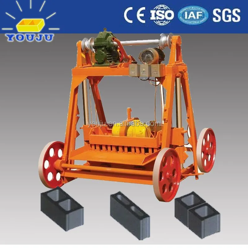 Fast Delivery Mobile Block Machine – QMJ4-45 for Cement Hollow Block - Image 5
