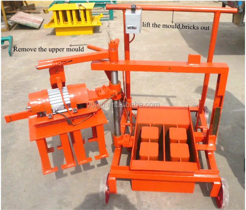 QMJ2-45 Mobile Block Machine with Diesel Engine – In Stock - Image 2