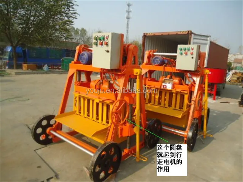 QMJ4-45 Mobile Block Machine for Hollow Block – In Stock - Image 4
