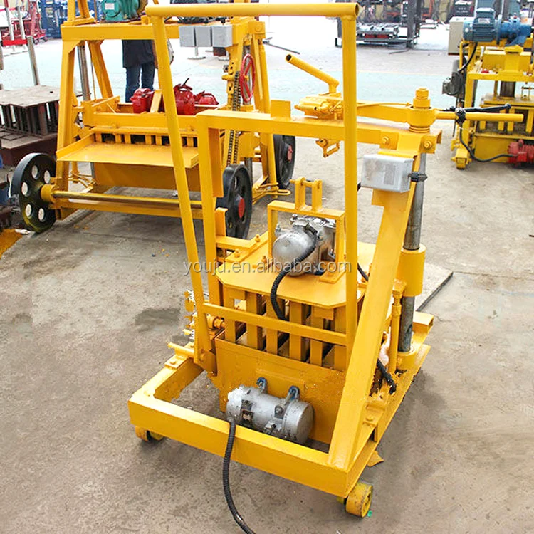 QMJ2-45 Mobile Block Making Machine for Hollow Block – In Stock - Image 3