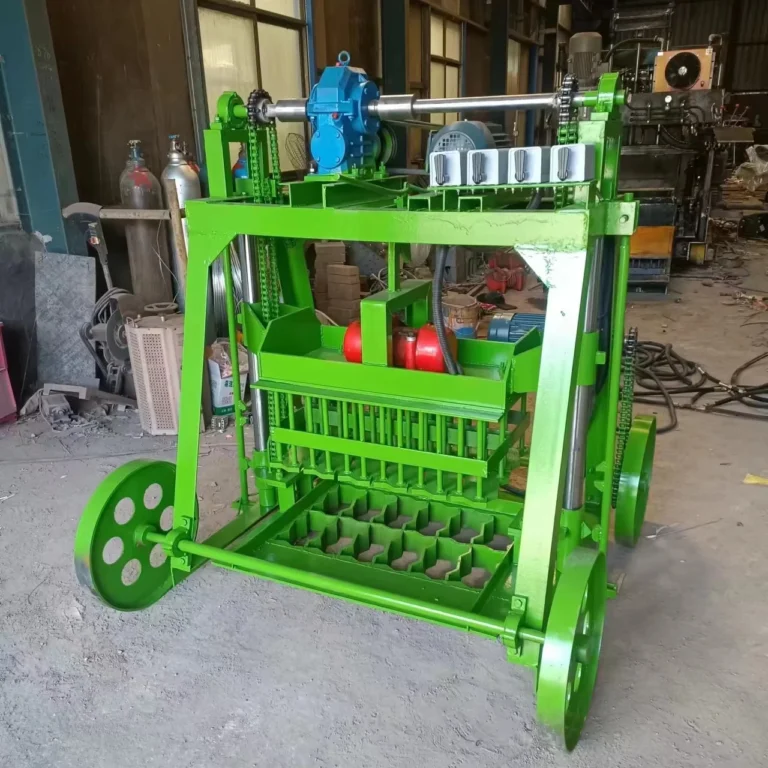 YOUJU QMJ4-45 Engine-Driven Cement Hollow Block & Paving Block Making Machine with Easy Operation