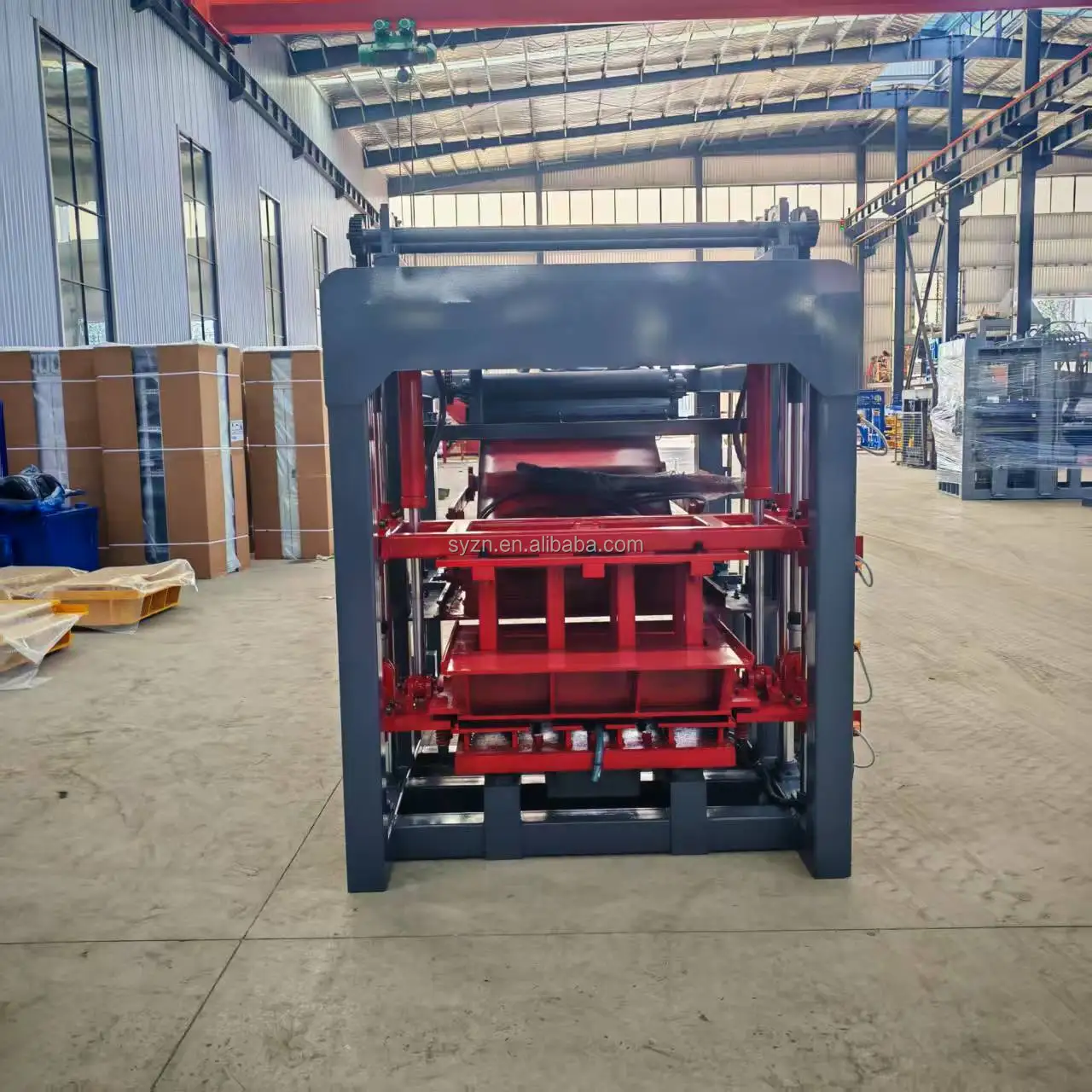 QT4-15 Interlocking Brick Mold Automatic Brick Making Machine
