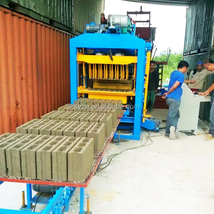 QTJ4-25 Concrete Hollow Block Machine – In Stock - Image 3