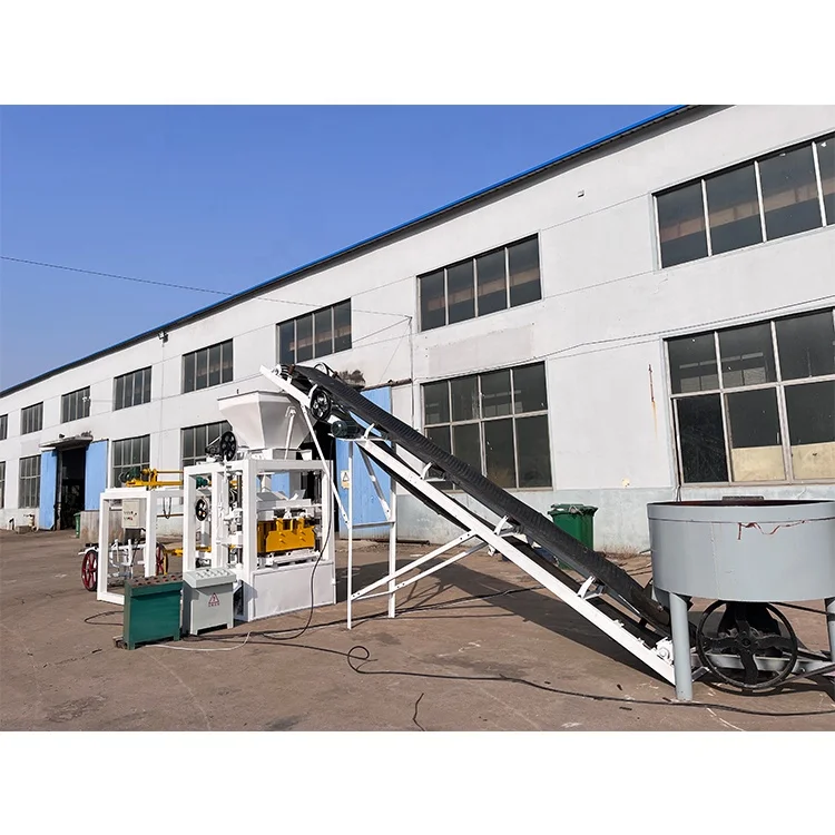 Qt4-24 Press to Make Ecological Bricks Hydraulic Paving Brick Making Machine With Ce Best Quality