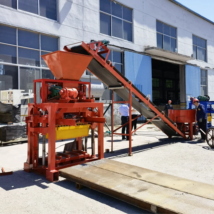 Semi Automatic Brick Making Machine for Concrete Block - Fast Delivery - Image 5