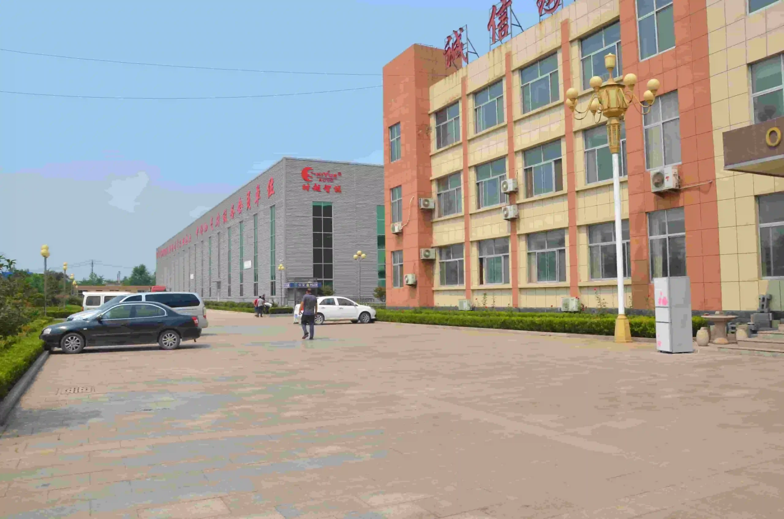 Shiyue factory exterior in Linyi Shandong