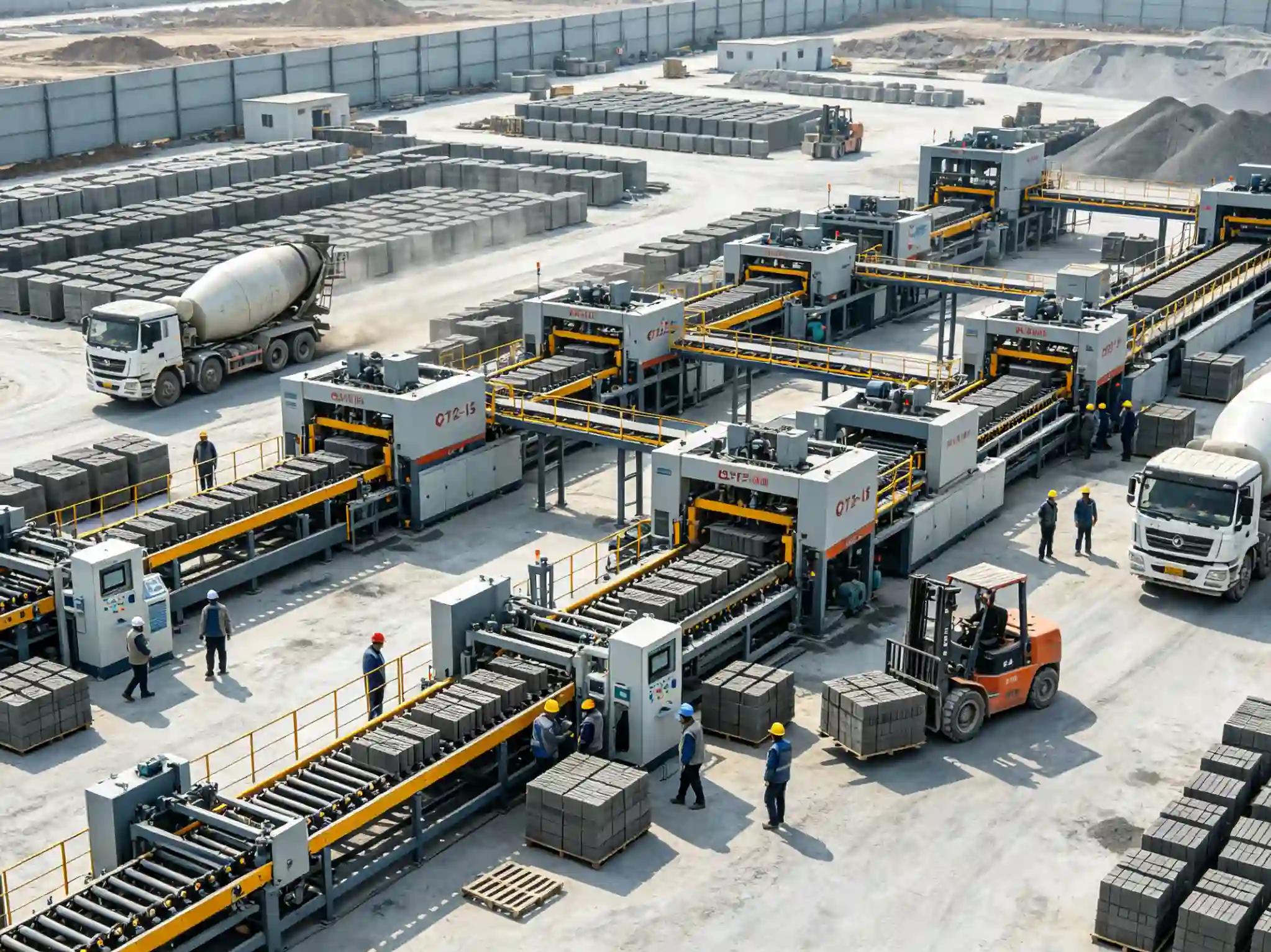 Industrial warehouse and commercial construction project