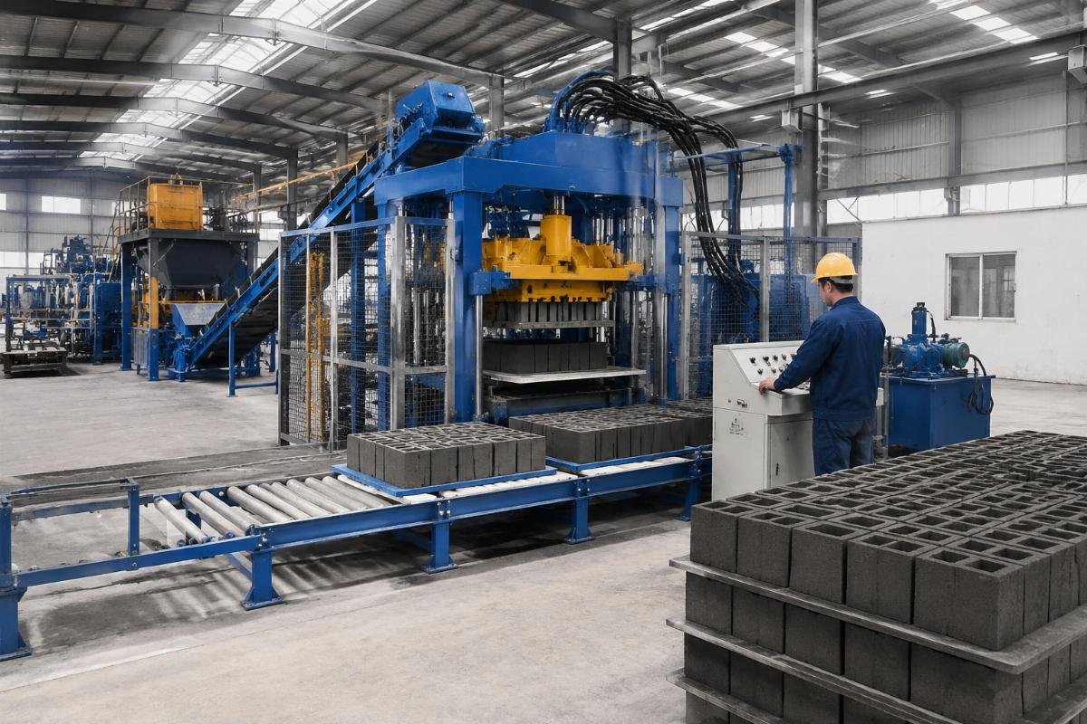 Supplier verification process for block machines