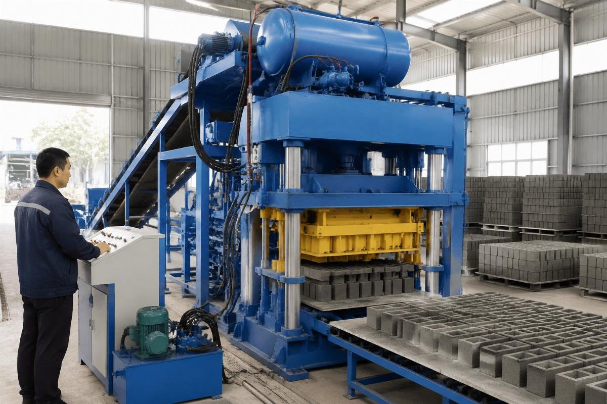 European-style airbag vibration block machine internal system