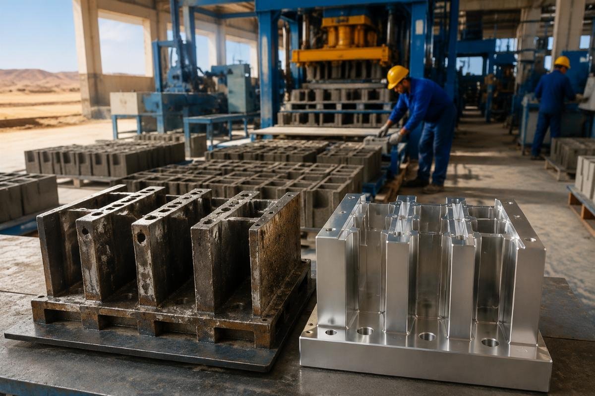 Mould wear comparison between standard and chromium-plated surfaces