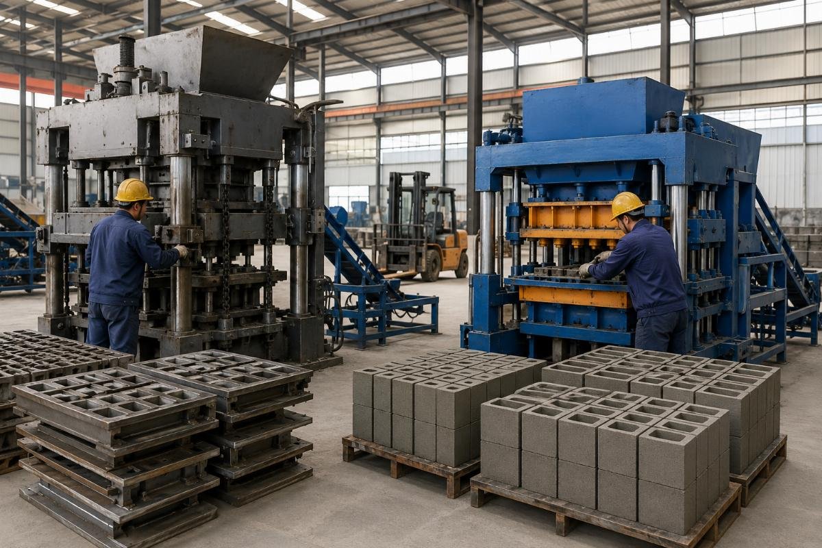 Total cost of ownership comparison chart for block machine moulds