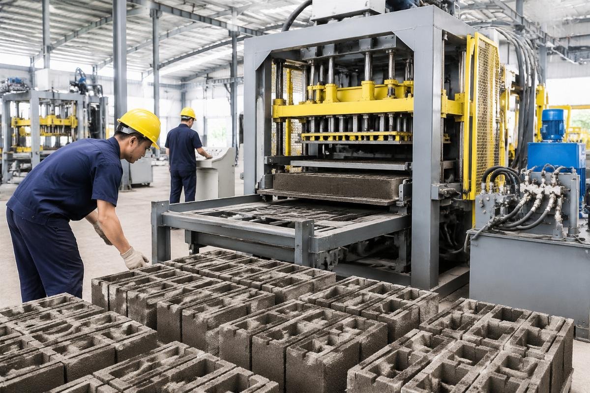 European-style mold design with high-strength manganese steel for precise block forming