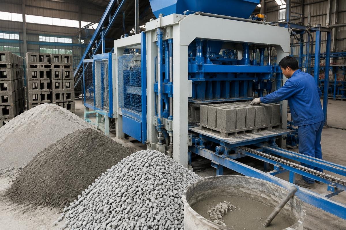 Fly ash block mix design and vibration calibration