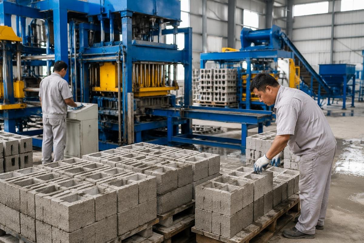 Diagnostic flowchart for identifying concrete block cracking root causes