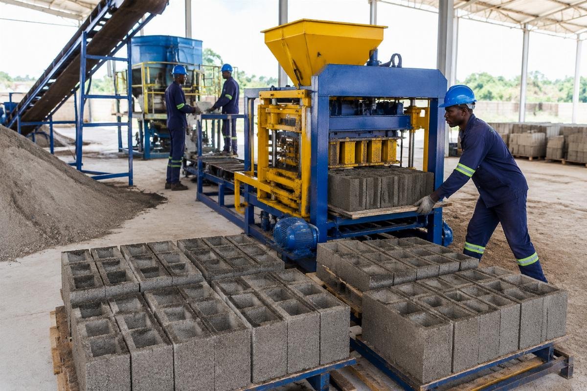 optimize concrete block mix ratio for startup investors Kenya block production startup with optimized mix
