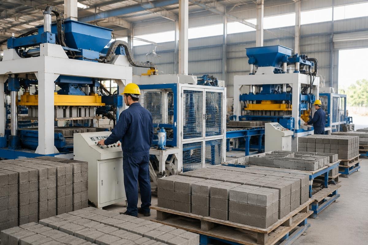 PLC vs relay control block machine 5-year TCO analysis Five-year total cost of ownership chart comparing PLC and relay control systems for concrete block machines