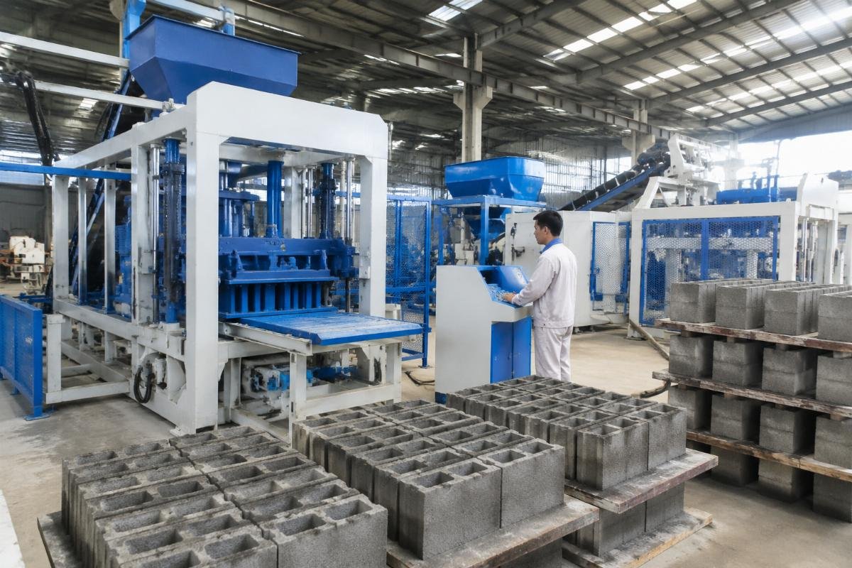 QT series block machine supplier Total cost of ownership comparison chart