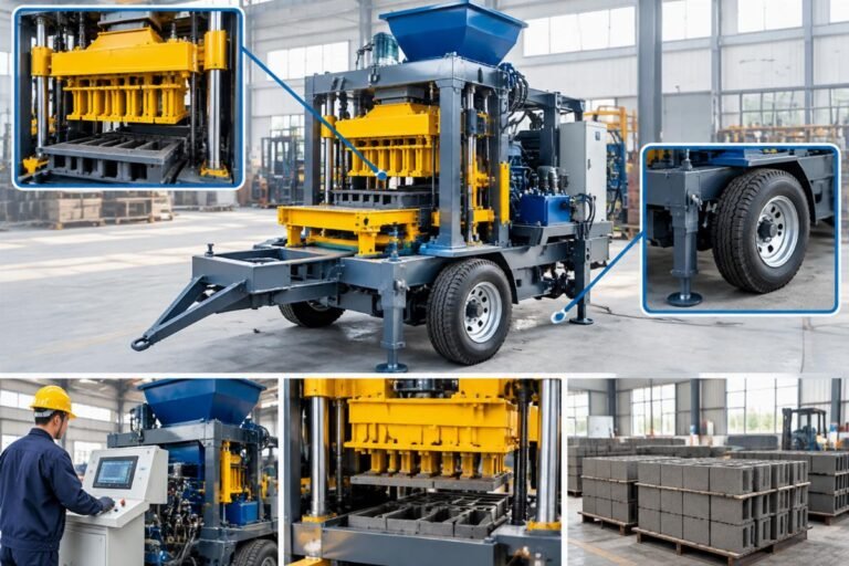 QMY10-15 Mobile Layer Block Machine Manufacturer for Sale