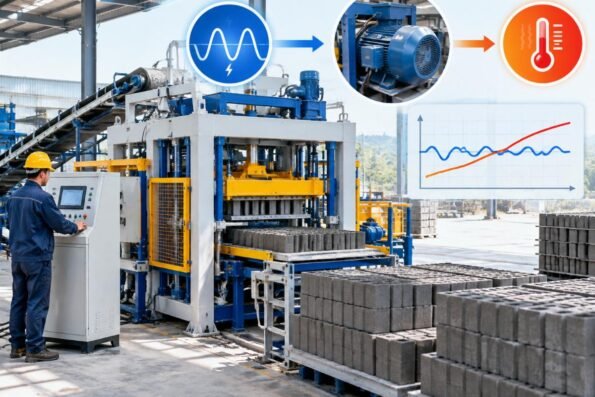 Commercial Paver Block Machine Motor Specs for Sale